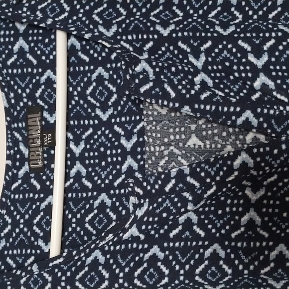 Nicole Miller sleeveless top Blouse for women sz XXL in Dark blue - Picture 2 of 8